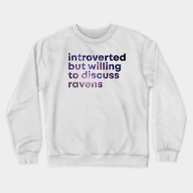 Ravens Crewneck Sweatshirt by OKDave